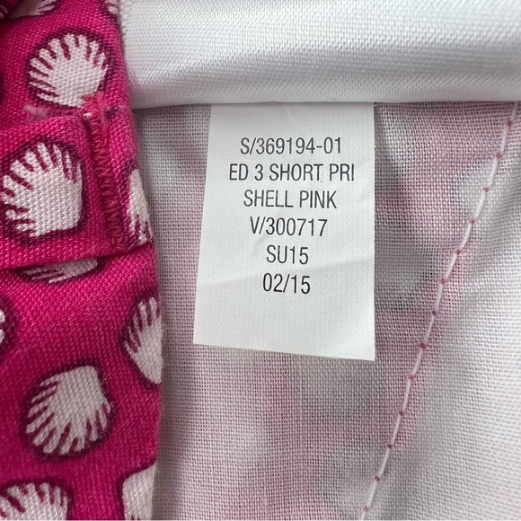 Old Navy Pink & White Seashell Print 100% Cotton Shorts Sz 2 - Picture 8 of 11